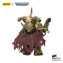 Death Guard Plague Marine Champion with Plasma Pistol and Power Fist