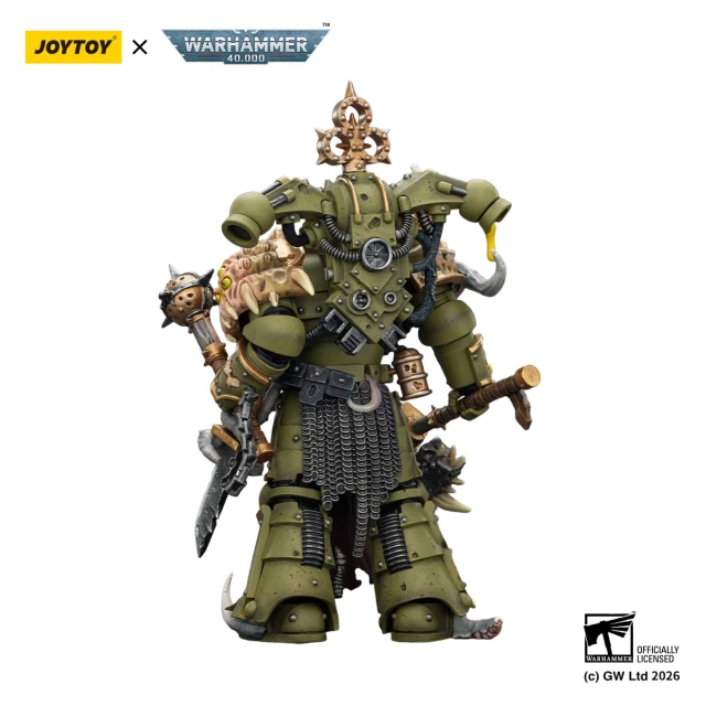 Death Guard Plague Marine with Bubotic axe and Plague Knife