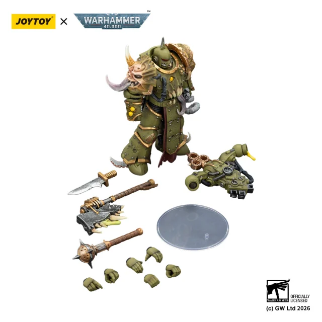 Death Guard Plague Marine with Bubotic axe and Plague Knife