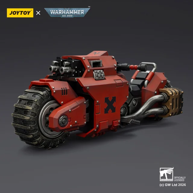 Blood Angels Raider-pattern Combat Bike with twin-linked bolt rifles