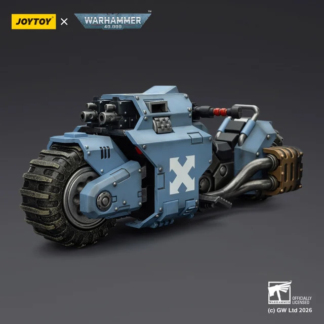 Space Wolves Raider-pattern Combat Bike with twin-linked bolt rifles