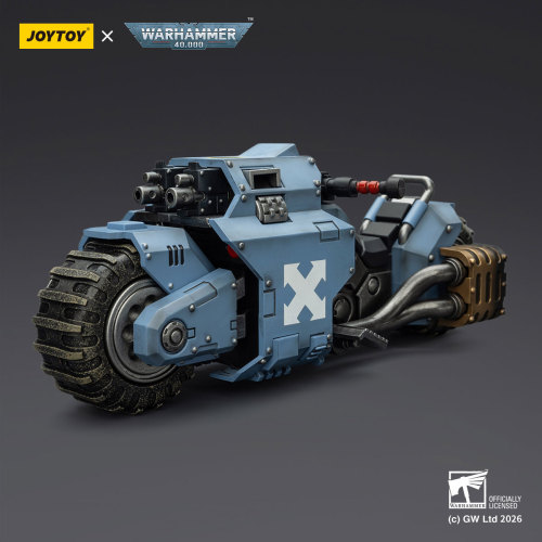 Space Wolves Raider-pattern Combat Bike with twin-linked bolt rifles