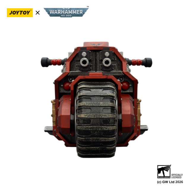 Blood Angels Raider-pattern Combat Bike with twin-linked bolt rifles