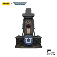 Ultramarines Captain MkX Helmet & Display Stand