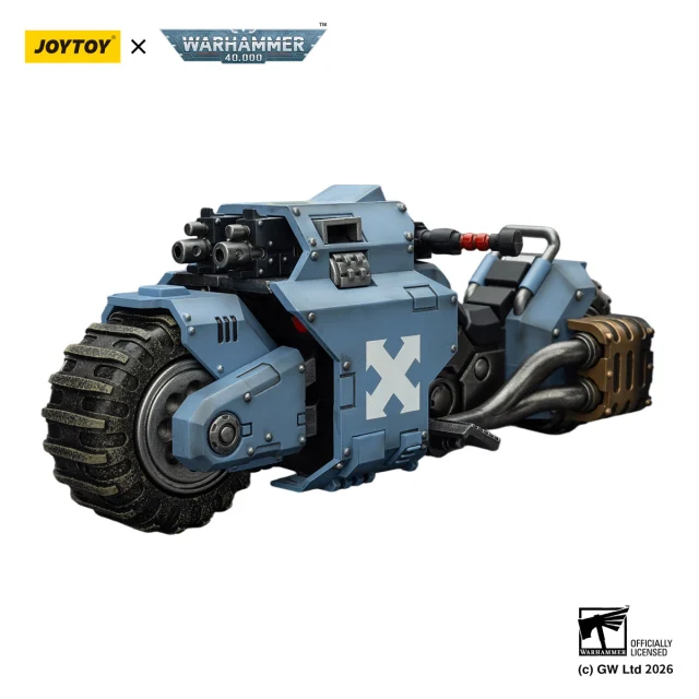 Space Wolves Raider-pattern Combat Bike with twin-linked bolt rifles