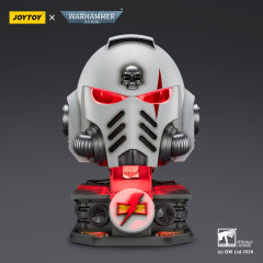 White Scars MkX Helmet & Display Stand