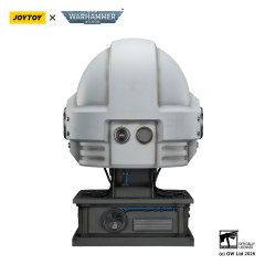 White Scars MkX Helmet & Display Stand