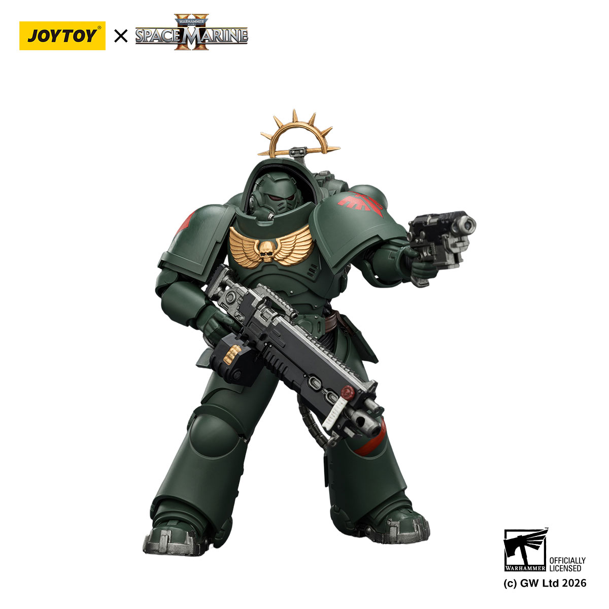 Heavy Intercessor Figure Dark Angels | Warhammer 40K - JOYTOY