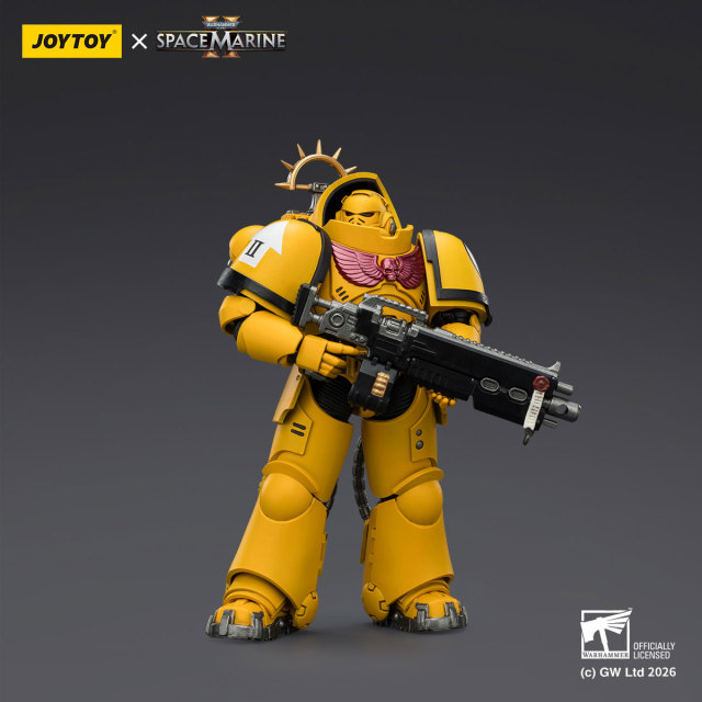 Game Edition Imperial Fists Heavy Intercessor with Heavy Bolt Rifle and Bolt Pistol