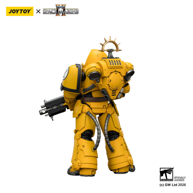 Game Edition Imperial Fists Heavy Intercessor with Heavy Bolt Rifle and Bolt Pistol