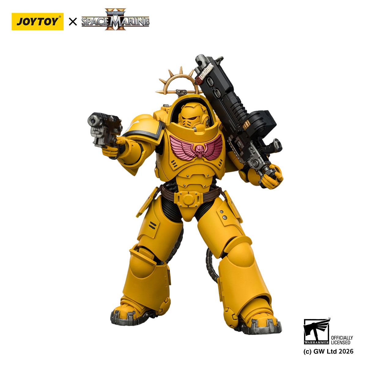 Heavy Intercessor Figure Imperial Fists Warhammer 40K - JOYTOY