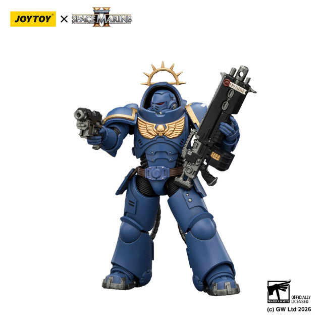 Game Edition Ultramarines Heavy Intercessor with Heavy Bolt Rifle and Bolt Pistol