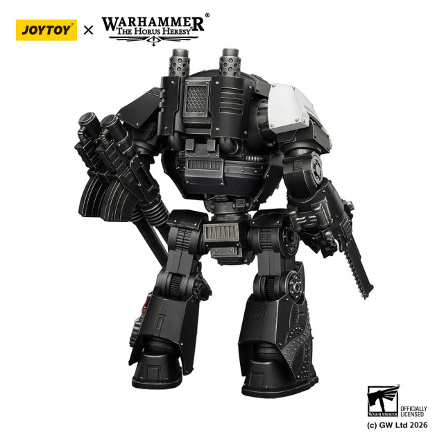 Raven Guard Contemptor Dreadnought with Gravis autocannon and Chainfist