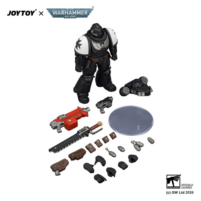 Black Templars Intercessor with Bolt Rifle, Bolt Pistol and Chainsword