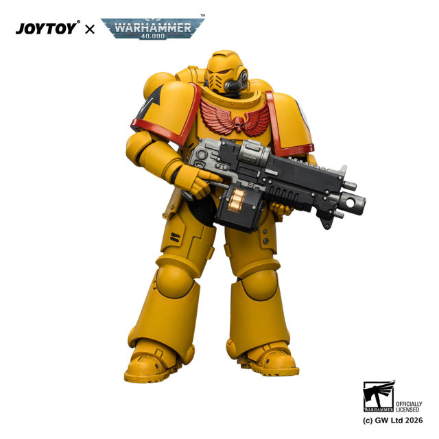 Imperial Fists Intercessor with Bolt Rifle, Bolt Pistol and Chainsword