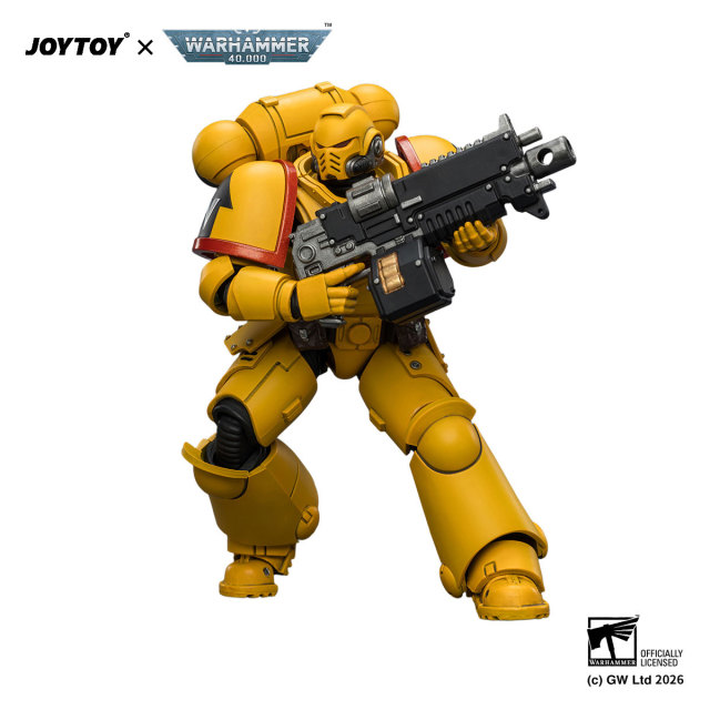 Imperial Fists Intercessor with Bolt Rifle, Bolt Pistol and Chainsword