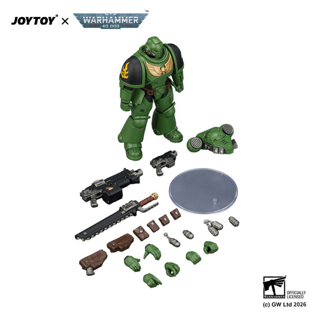 Salamanders Intercessor with Bolt Rifle, Bolt Pistol and Chainsword