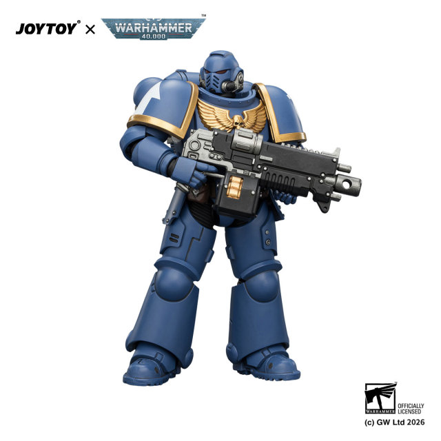 Ultramarines Intercessor with Bolt Rifle, Bolt Pistol and Chainsword