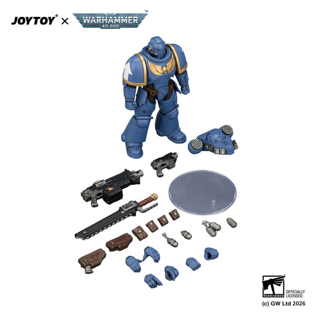 Ultramarines Intercessor with Bolt Rifle, Bolt Pistol and Chainsword