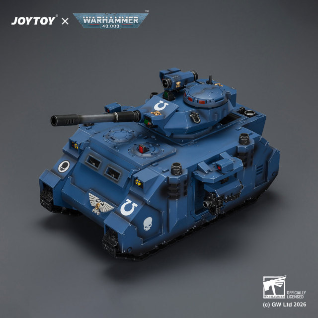 Ultramarines Predator Destructor with turret-mounted autocannon and sponson-mounted heavy bolters