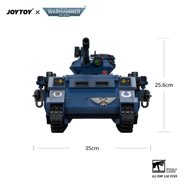 Ultramarines Predator Destructor with turret-mounted autocannon and sponson-mounted heavy bolters