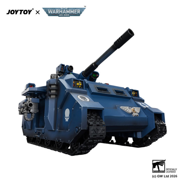 Ultramarines Predator Destructor with turret-mounted autocannon and sponson-mounted heavy bolters