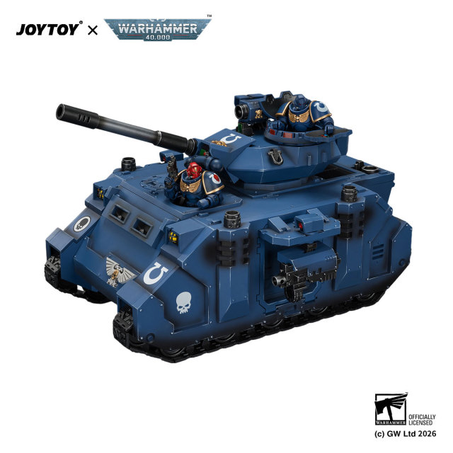 Ultramarines Predator Destructor with turret-mounted autocannon and sponson-mounted heavy bolters