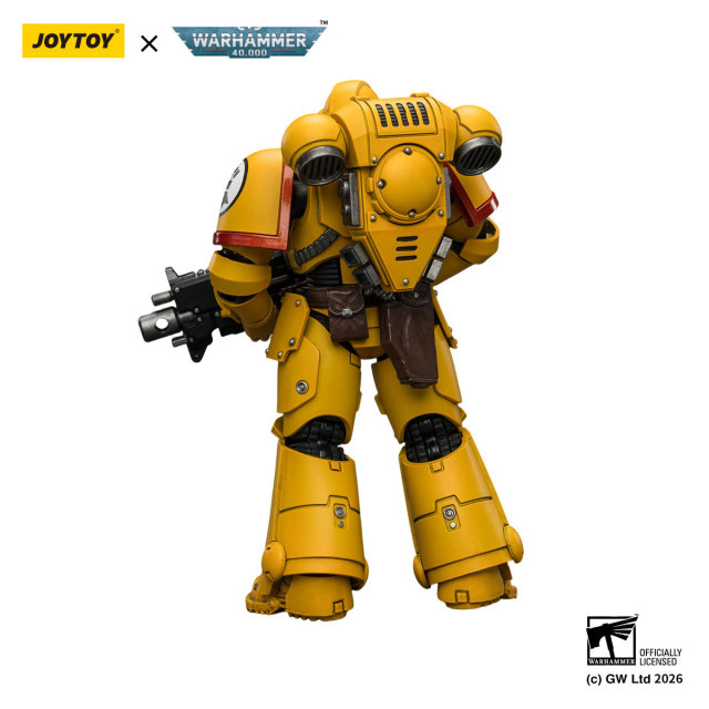 Imperial Fists Intercessor with Bolt Rifle, Bolt Pistol and Chainsword