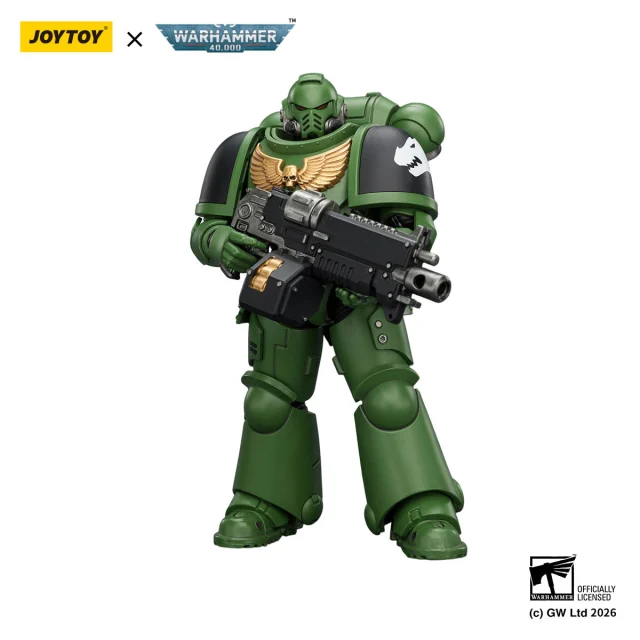 Salamanders Intercessor with Bolt Rifle, Bolt Pistol and Chainsword