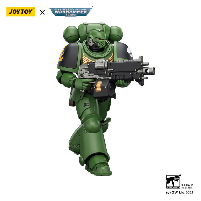 Salamanders Intercessor with Bolt Rifle, Bolt Pistol and Chainsword