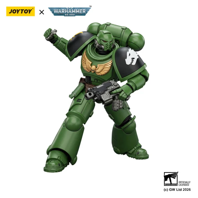 Salamanders Intercessor with Bolt Rifle, Bolt Pistol and Chainsword