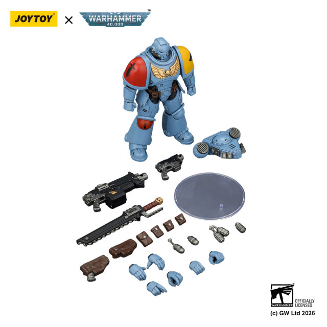 Space Wolves Intercessor with Bolt Rifle, Bolt Pistol and Chainsword