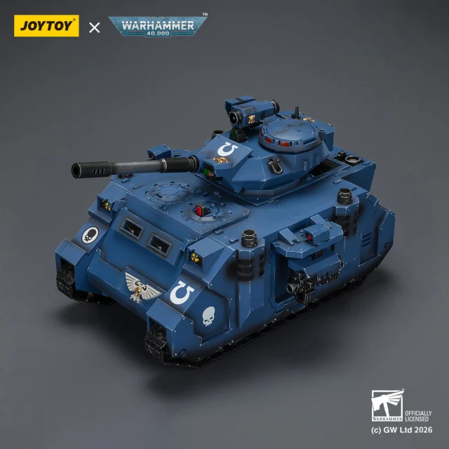 Ultramarines Predator Destructor with turret-mounted autocannon and sponson-mounted heavy bolters