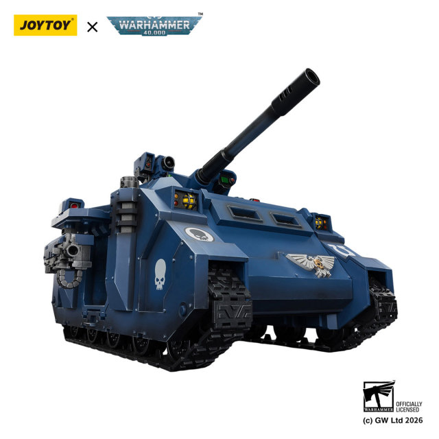 Ultramarines Predator Destructor with turret-mounted autocannon and sponson-mounted heavy bolters