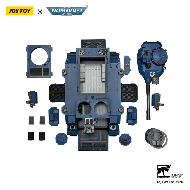 Ultramarines Predator Destructor with turret-mounted autocannon and sponson-mounted heavy bolters