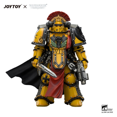 Imperial Fists Legion Praetor in Mk Ill Armour with Power Sword and Bolt Pistol
