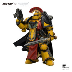 Imperial Fists Legion Praetor in Mk Ill Armour with Power Sword and Bolt Pistol