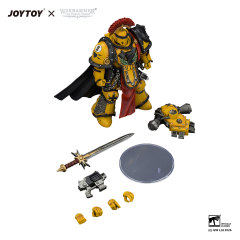 Imperial Fists Legion Praetor in Mk Ill Armour with Power Sword and Bolt Pistol