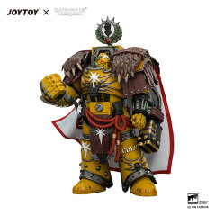Imperial Fists Lord Castellan Evander Garrius, The Tyrant of Cthonia with the Subiugator and Incineratus