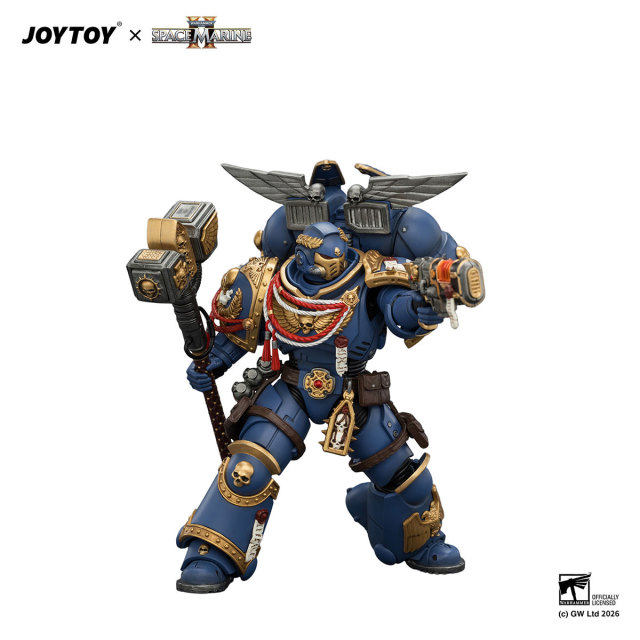 Game Edition Ultramarines Assault Intercessor with Jump Pack, Thunderhammer and Neo-volkite Pistol