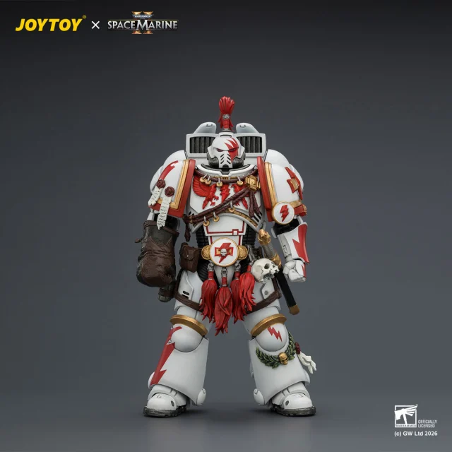 Game Edition White Scars Assault Intercessor Champion with Thunder Hammer and Bolt Pistol