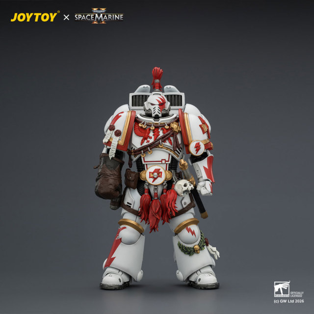 Game Edition White Scars Assault Intercessor Champion with Thunder Hammer and Bolt Pistol