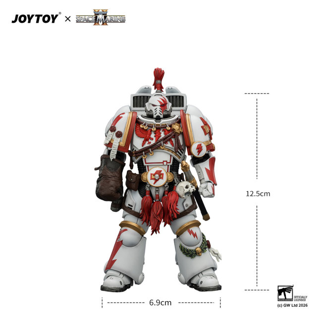 Game Edition White Scars Assault Intercessor Champion with Thunder Hammer and Bolt Pistol