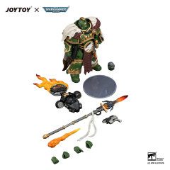 Salamanders Vulkan He'stan,the Forgefather with the Spear of Vulkan and the Gauntlet of the Forge