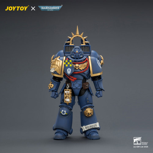Ultramarines Captain with Jump Pack and Relic Shield