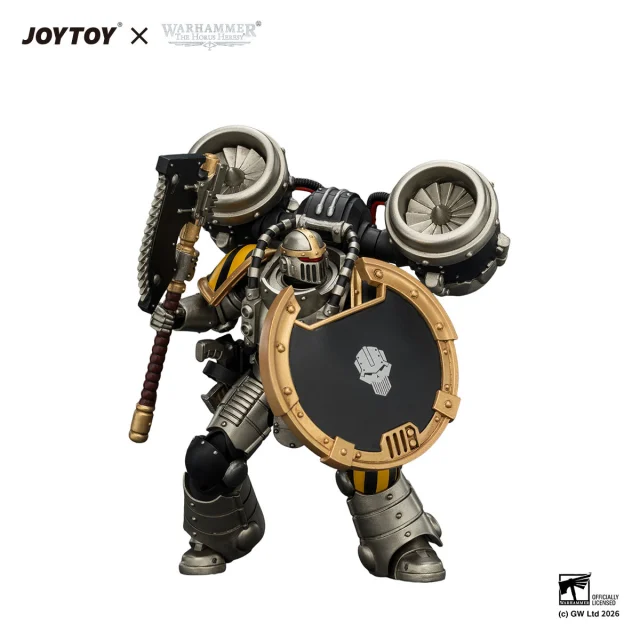 Iron Warriors Mkll Assault Legionary 1 with Bolt pistol,Chain axe & Combat shield