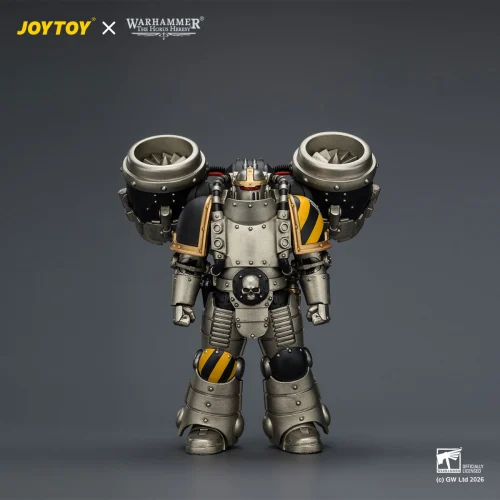 Iron Warriors Mkll Assault Sergeant with Disintegrator pistol,Power maul & Combat shield
