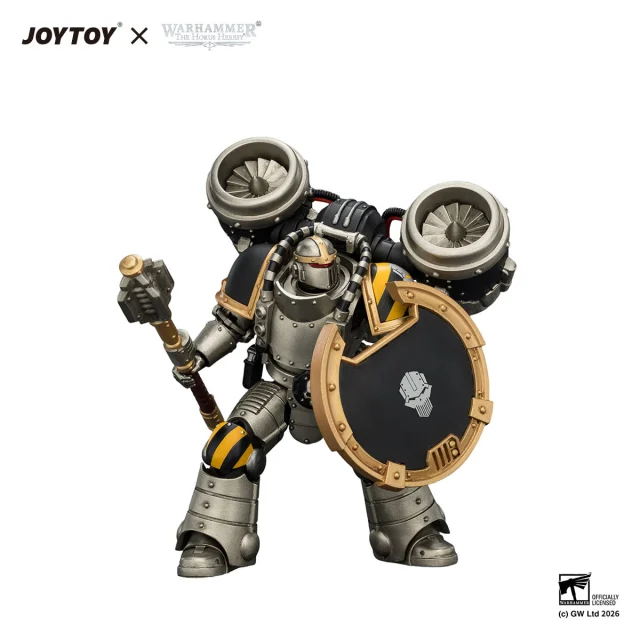 Iron Warriors Mkll Assault Sergeant with Disintegrator pistol,Power maul & Combat shield