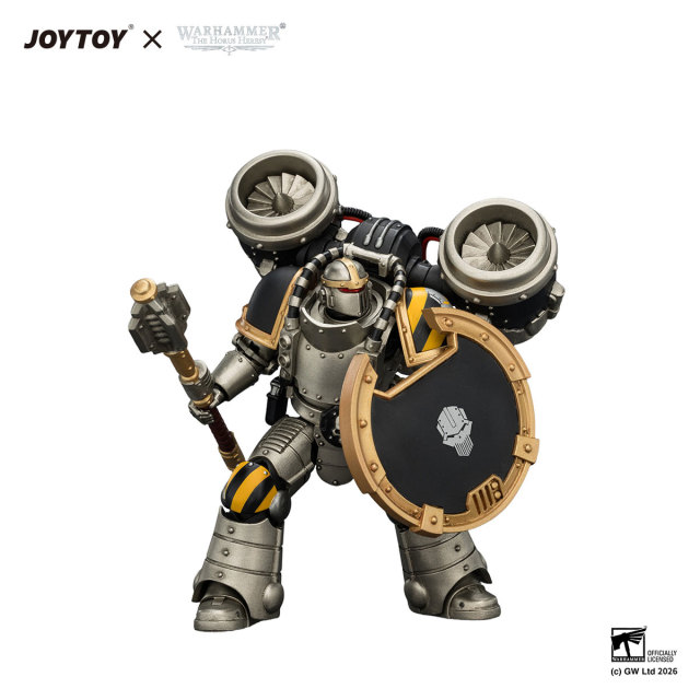 Iron Warriors Mkll Assault Sergeant with Disintegrator pistol,Power maul & Combat shield
