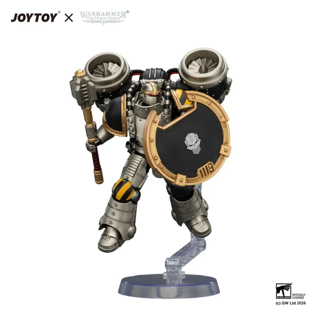 Iron Warriors Mkll Assault Sergeant with Disintegrator pistol,Power maul & Combat shield